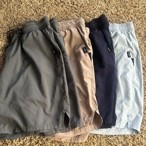 4 pairs of UNRL Stride Shorts. 7.5 inseam.